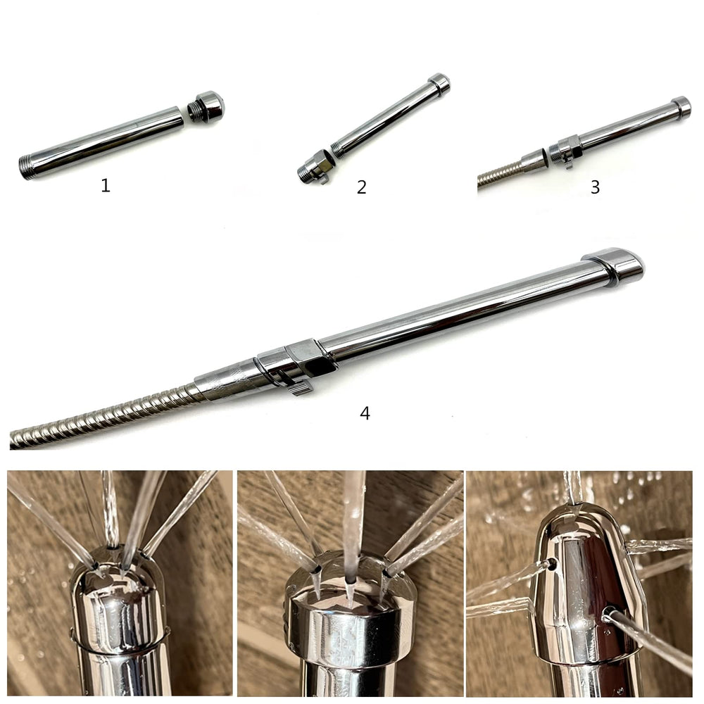 SOYESY 59-inch stainless steel hose offers flexible, rust-free reach