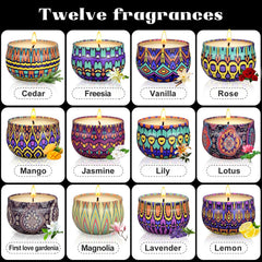 Recyclable packaging and natural soy wax support eco-friendly home ambiance with style.