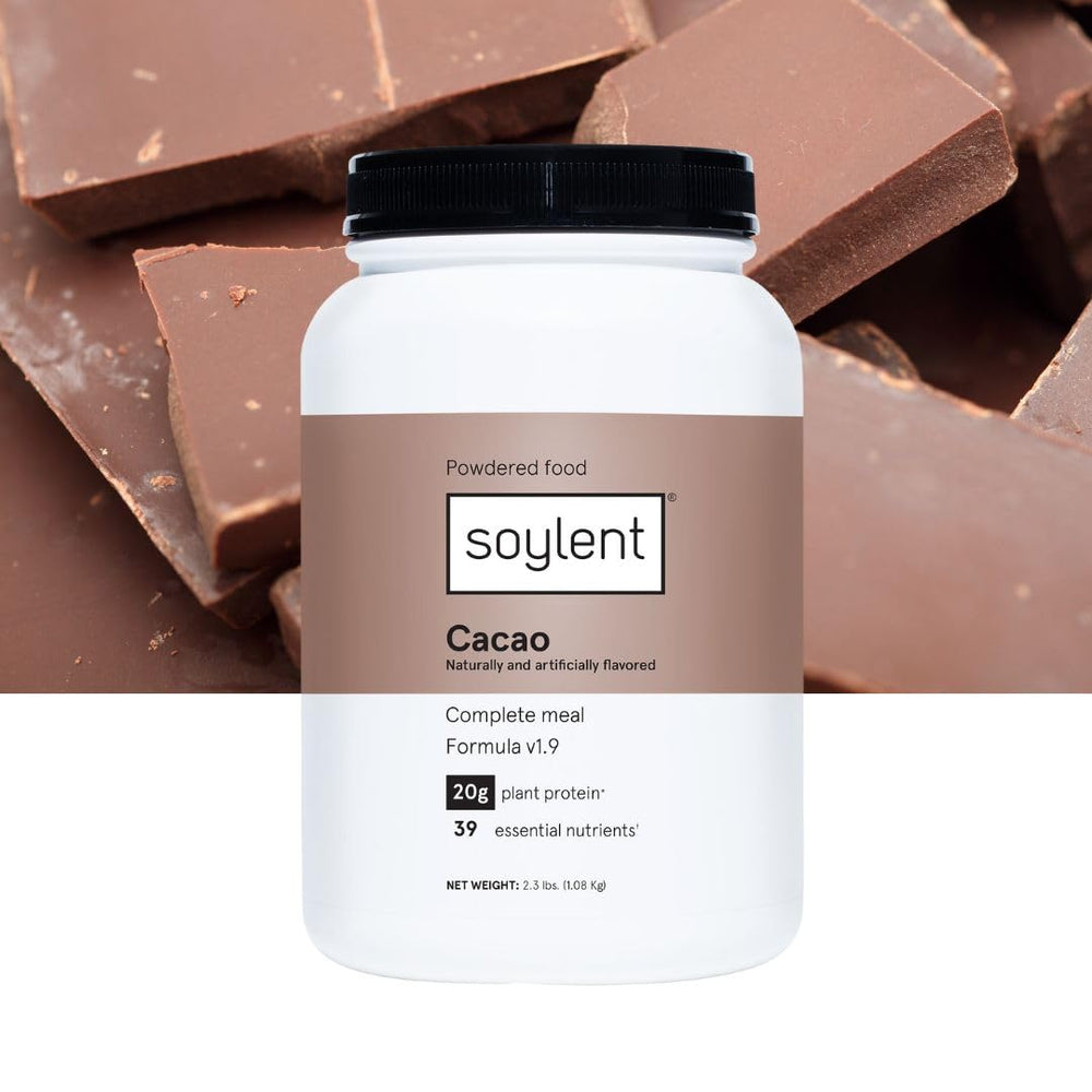 Soylent on the go shake in bottle for travel and gym use
