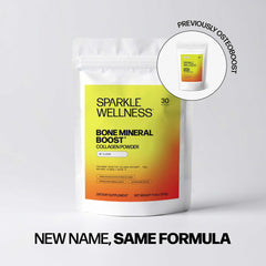 Fortibone powder dissolved in water, showing easy mixing