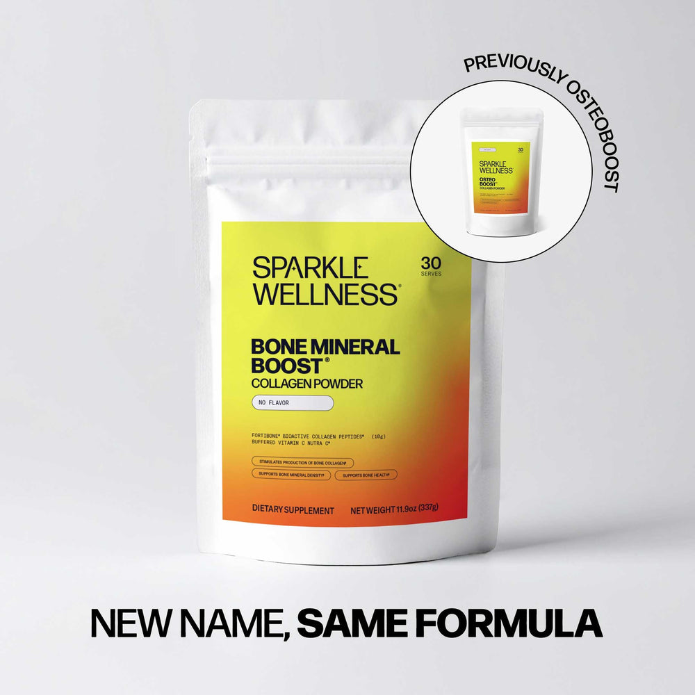 Fortibone mixed berry powder ready to blend into smoothies