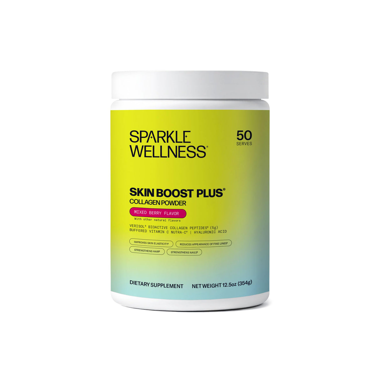 Sparkle Wellness VERISOL collagen bottle with bioactive peptides for skin support