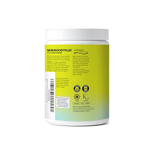 VERISOL collagen peptides mixed into yogurt to support healthy hair, skin, and nails.