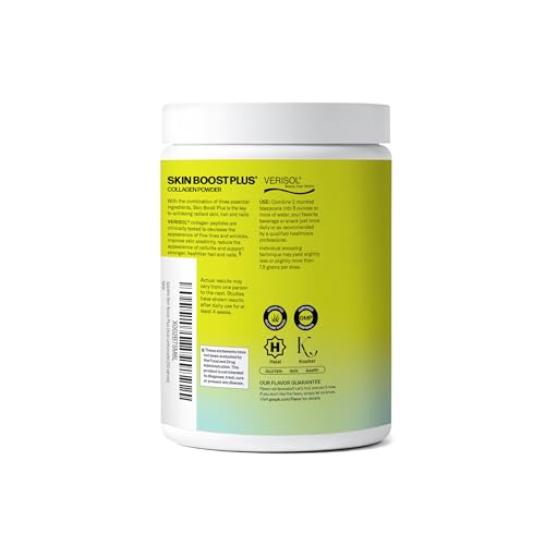 Sparkle Wellness Verisol collagen powder scoop for easy smoothie mixing.