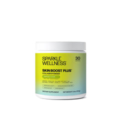 Sparkle Wellness VERISOL collagen powder tropical taste blends easily into drinks.