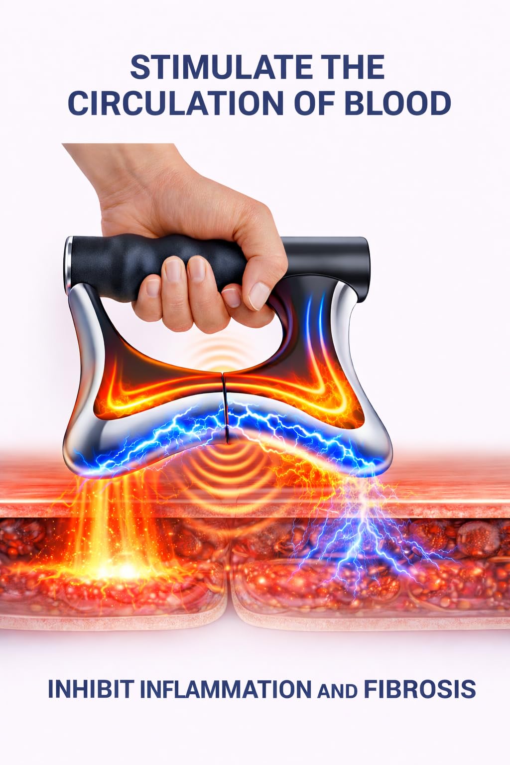 SPDIWD ergonomic curved blade enabling full-body coverage