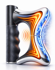 SPDIWD heated muscle scraper tool front view emphasizing fascia release