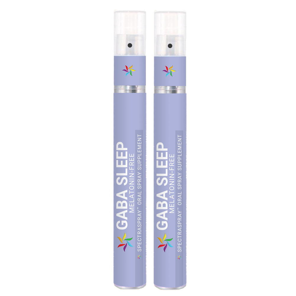 SpectraSpray melatonin-free sleep spray bottle for a natural bedtime routine.