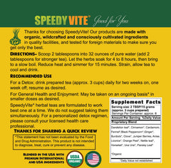 SpeedyVite Liver Detox Tea brewed cup ready to sip for digestive comfort