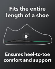 Spenco Rx full-length insole provides end-to-end comfort across shoes.