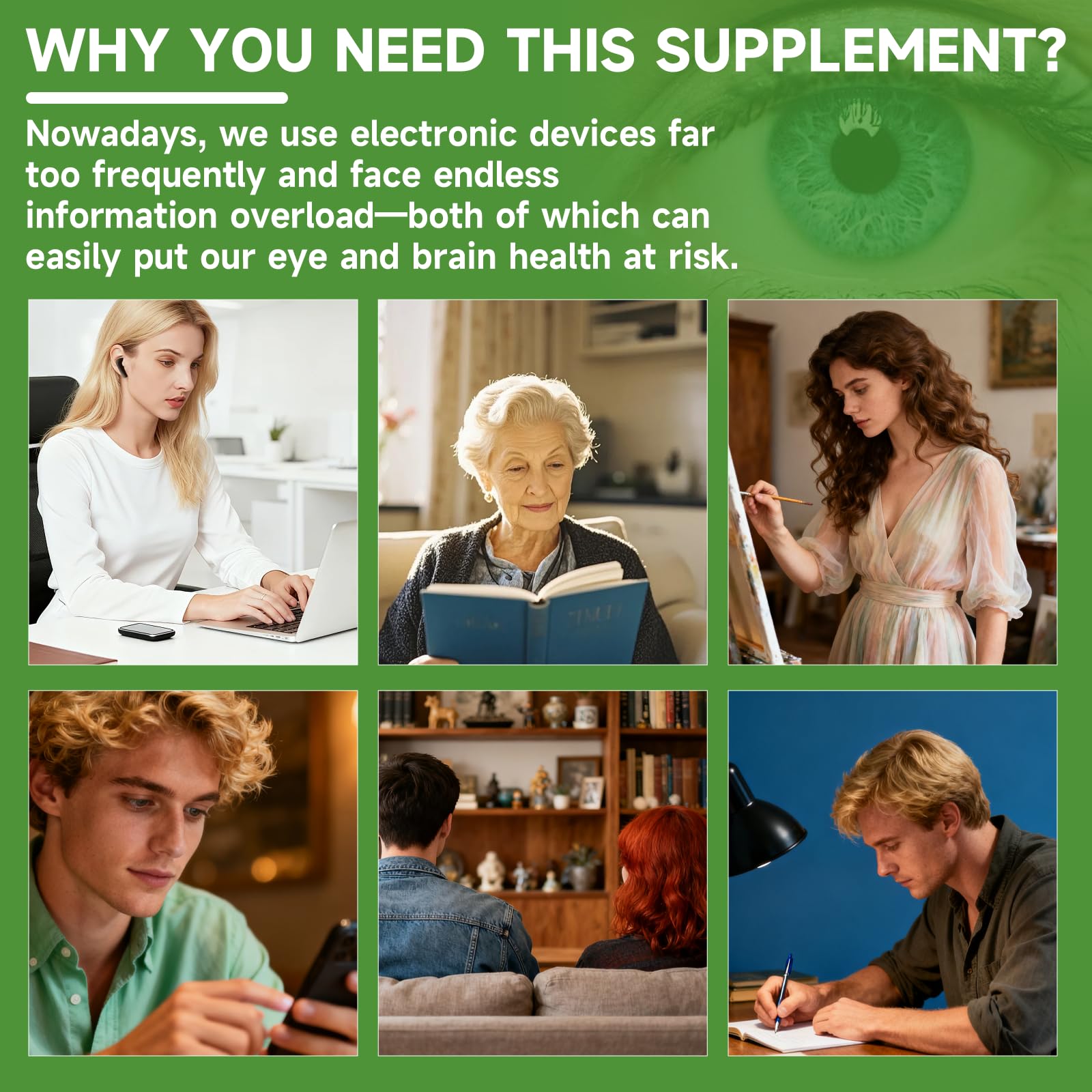SpenHerb Eye Vitamin dosage information indicates daily use.