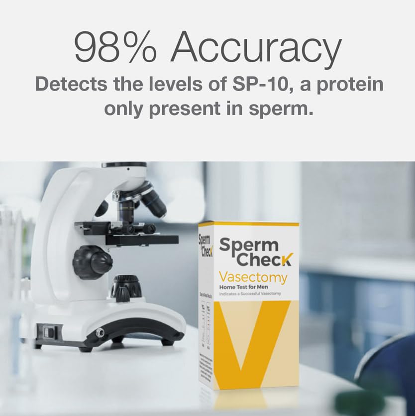 Sample collection area of the SpermCheck Kit designed for hygiene.
