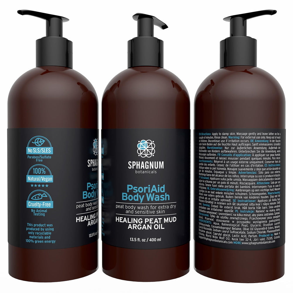 Sphagnum Botanicals skin-friendly formula image reinforces safe use