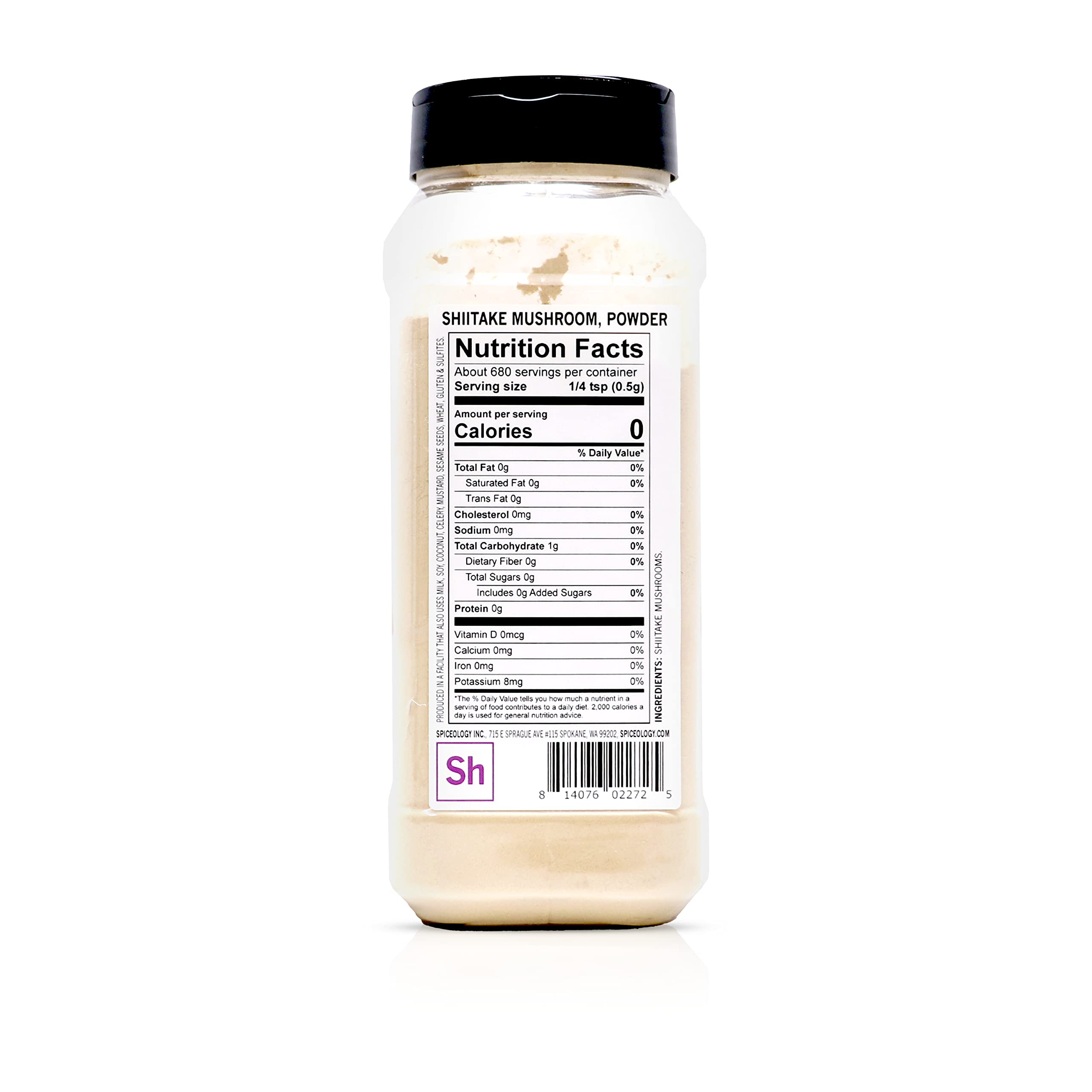 Spiceology Shiitake Mushroom Powder pour enables easy seasoning and even distribution.