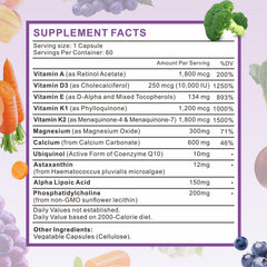 Spliferkou ADEK capsules closeup highlighting easy-to-swallow vegetarian capsules