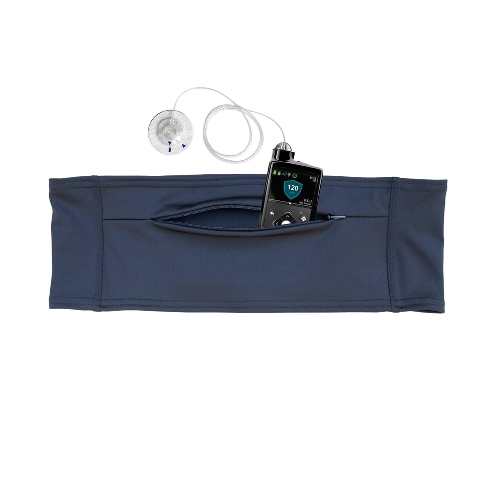 Spoonie Threads belt reinforced abdominal-opening aids tubing management.