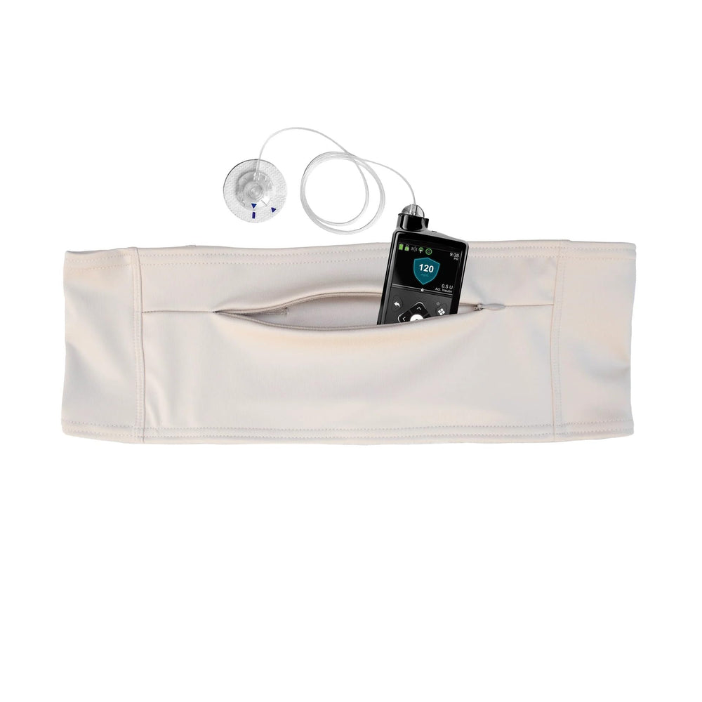 Spoonie Threads Double Pocket Belt abdominal-access opening supports cord management