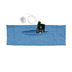 Spoonie Threads Double Pocket Belt zipper opening for secure access.