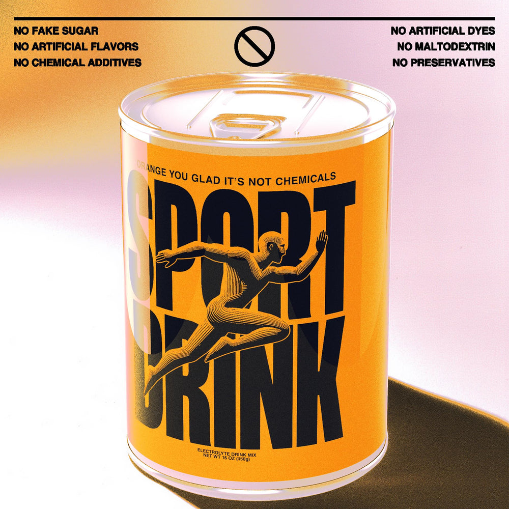Sport Drink Baja Gold sea salt visual for mineral-rich hydration support.
