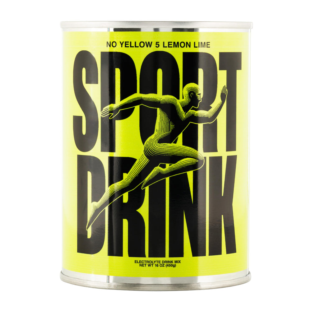 SPORT DRINK electrolytes powder with lemon-lime flavor for refreshing hydration during workouts