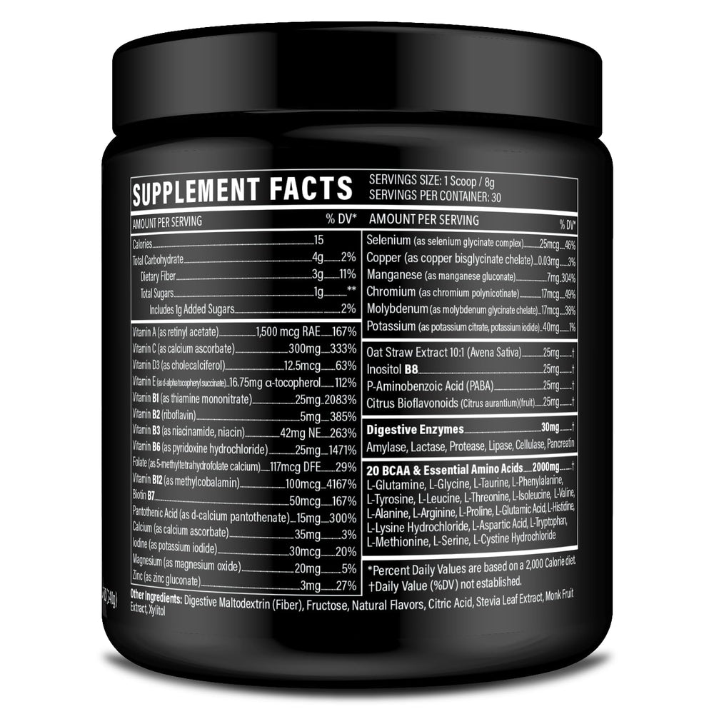 Sport Formula 99 electrolytes glass highlights hydration blend