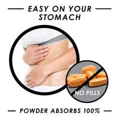 Sport Formula 99 scoop demonstrates easy mouth dissolution