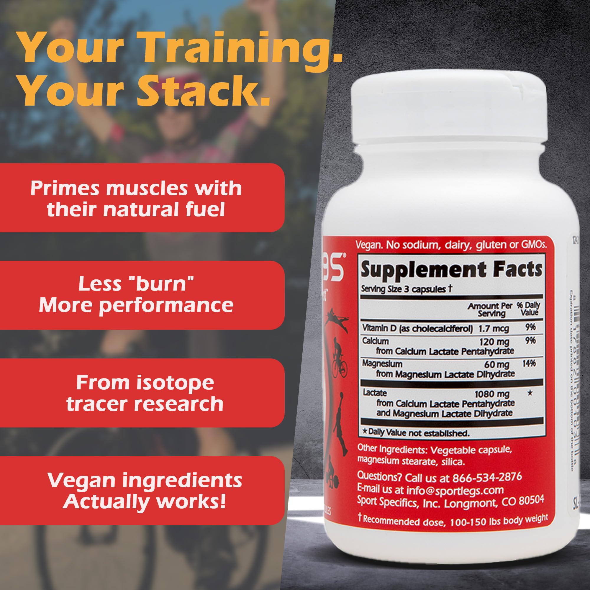 SPORTLEGS-dose-30-min-before demonstrates practical pre-activity timing for workouts