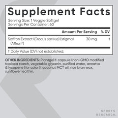 Sports Research bottle shows gluten-free and non-GMO labels for clean supplements.