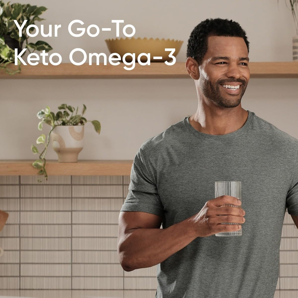 Keto Certified badge on Sports Research Keto Omega packaging