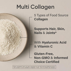 Sports Research Multi Collagen dissolving in tea for smooth blending.