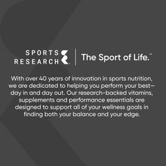 Sports Research Organic Greens ingredients label for transparency