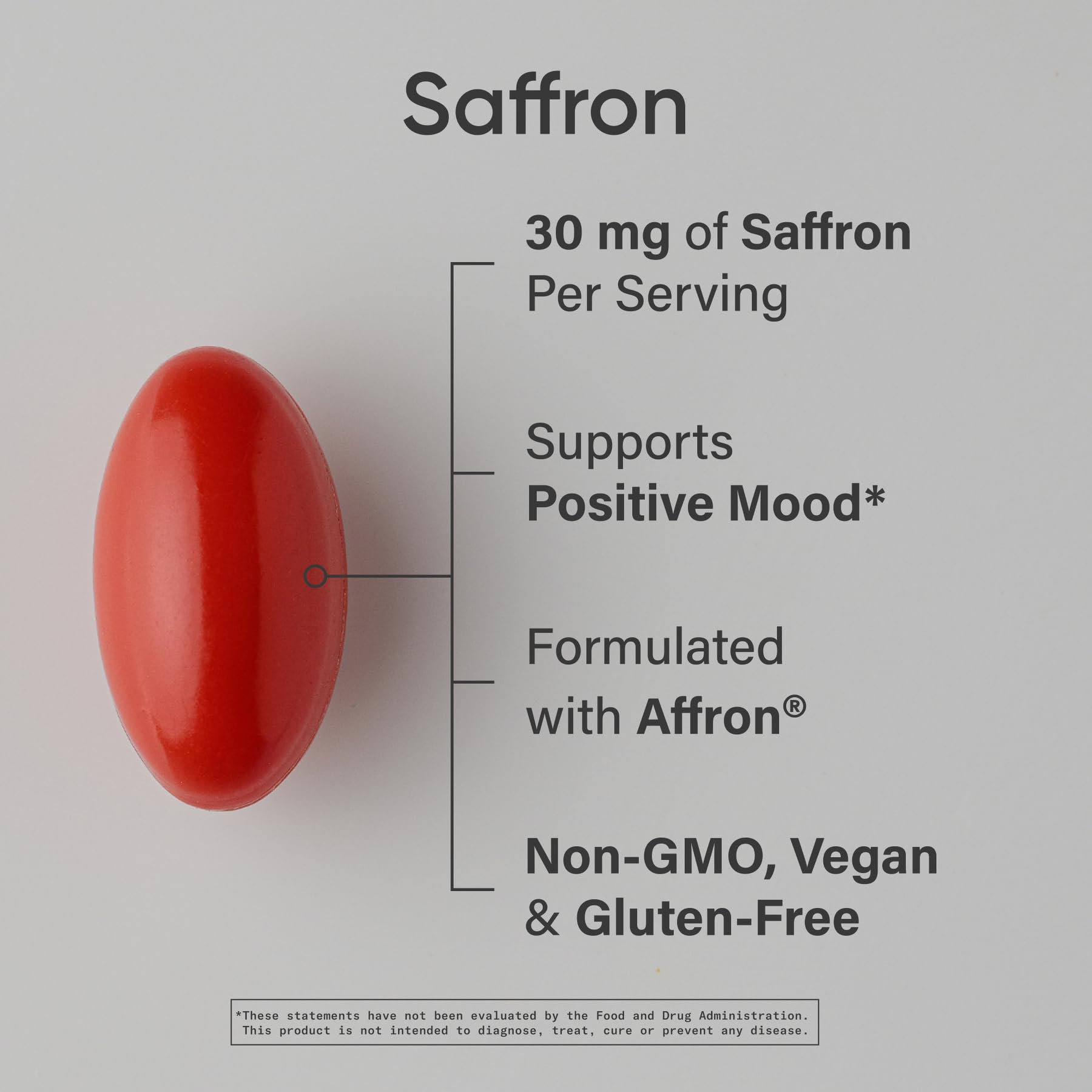 Sports Research saffron softgels close-up showing quality capsules for consistent mood support.