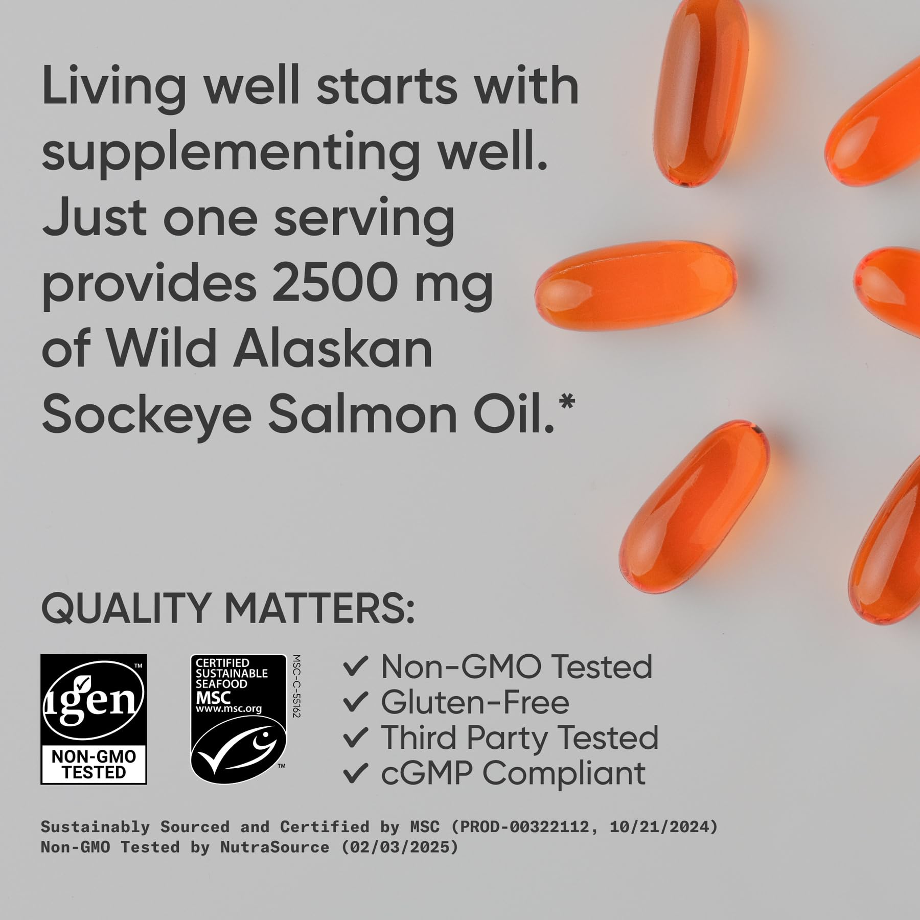 Wild Alaskan Sockeye sourcing for Sports Research Salmon Oil