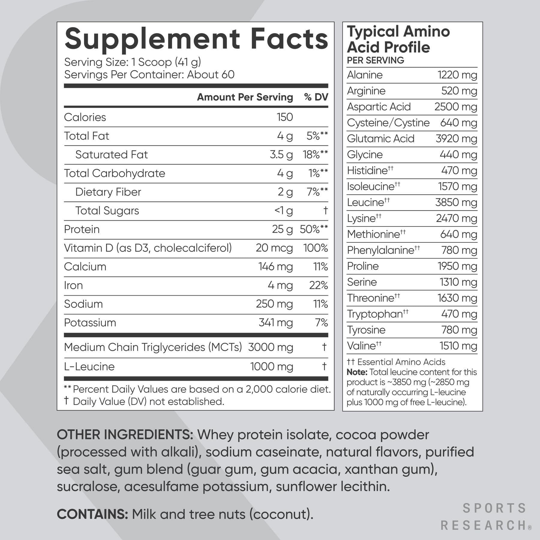 Sports Research whey protein used in baking adds extra protein to recipes.