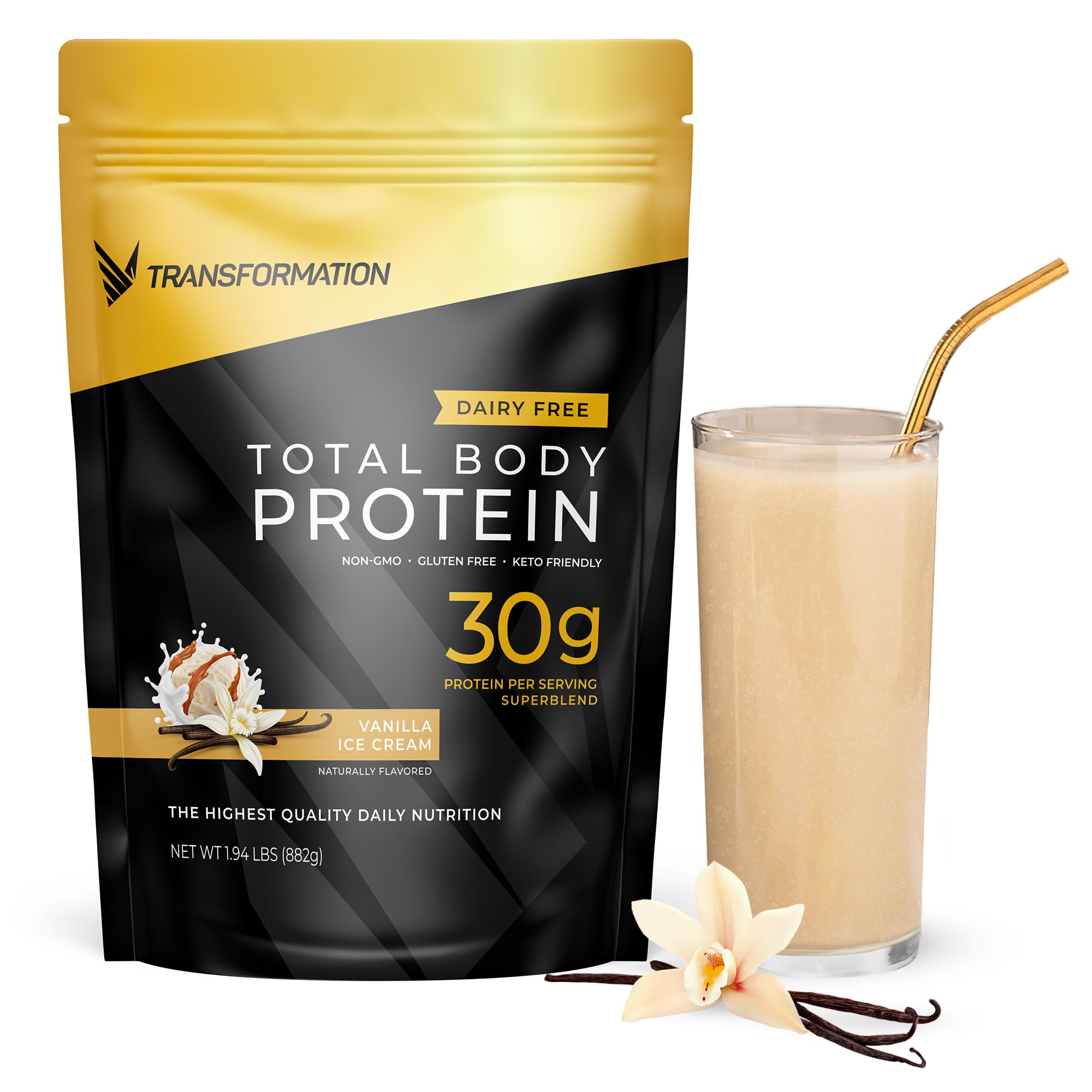 SPR BODY Transformation Protein bottle ready for a balanced post-workout shake.