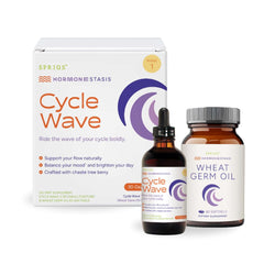 Sprigs Cycle Wave tincture dropper facilitating precise daily dosing for balance