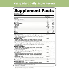 SPRIGS Daily Super Greens Berry Blast in a glass, ready to enjoy on the go.