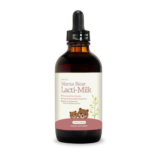 SPRIGS Lactation Drops bottle for gentle daily nursing support