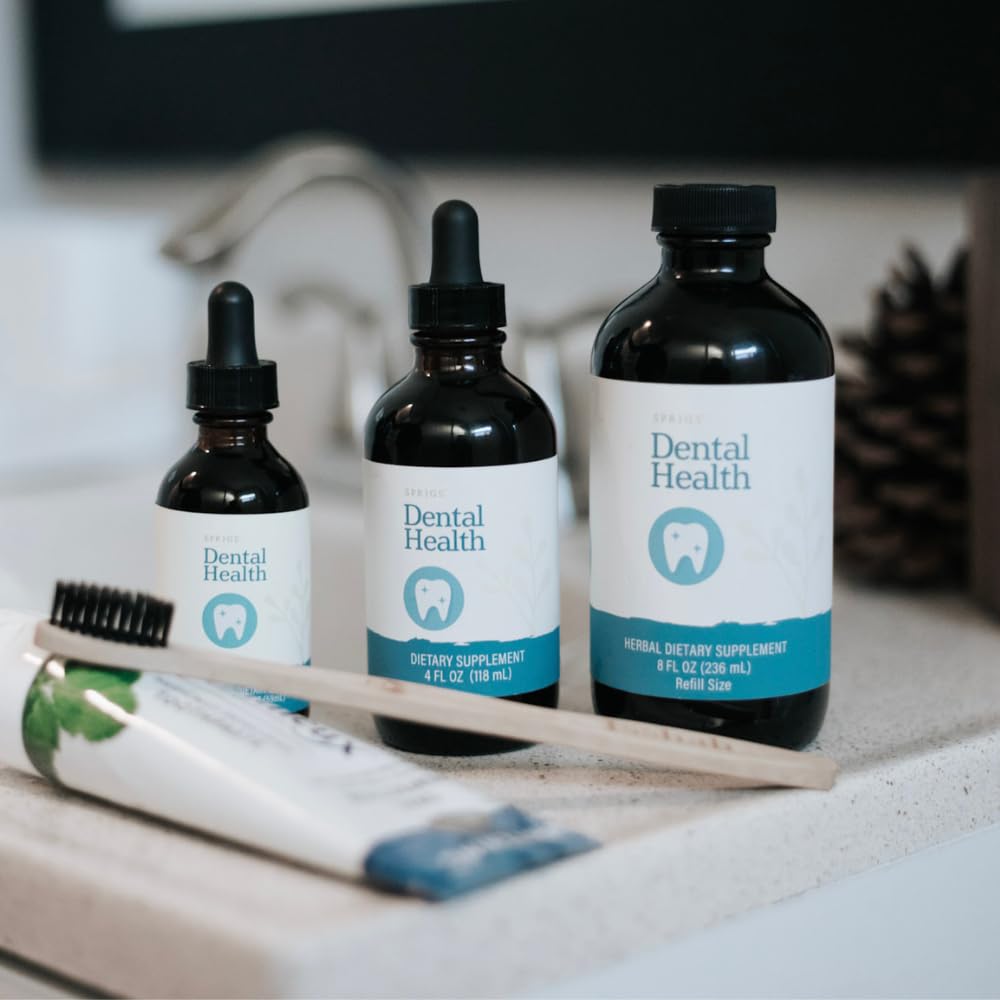 SPRIGS peppermint leaves add a refreshing note to the Dental Health Tincture.