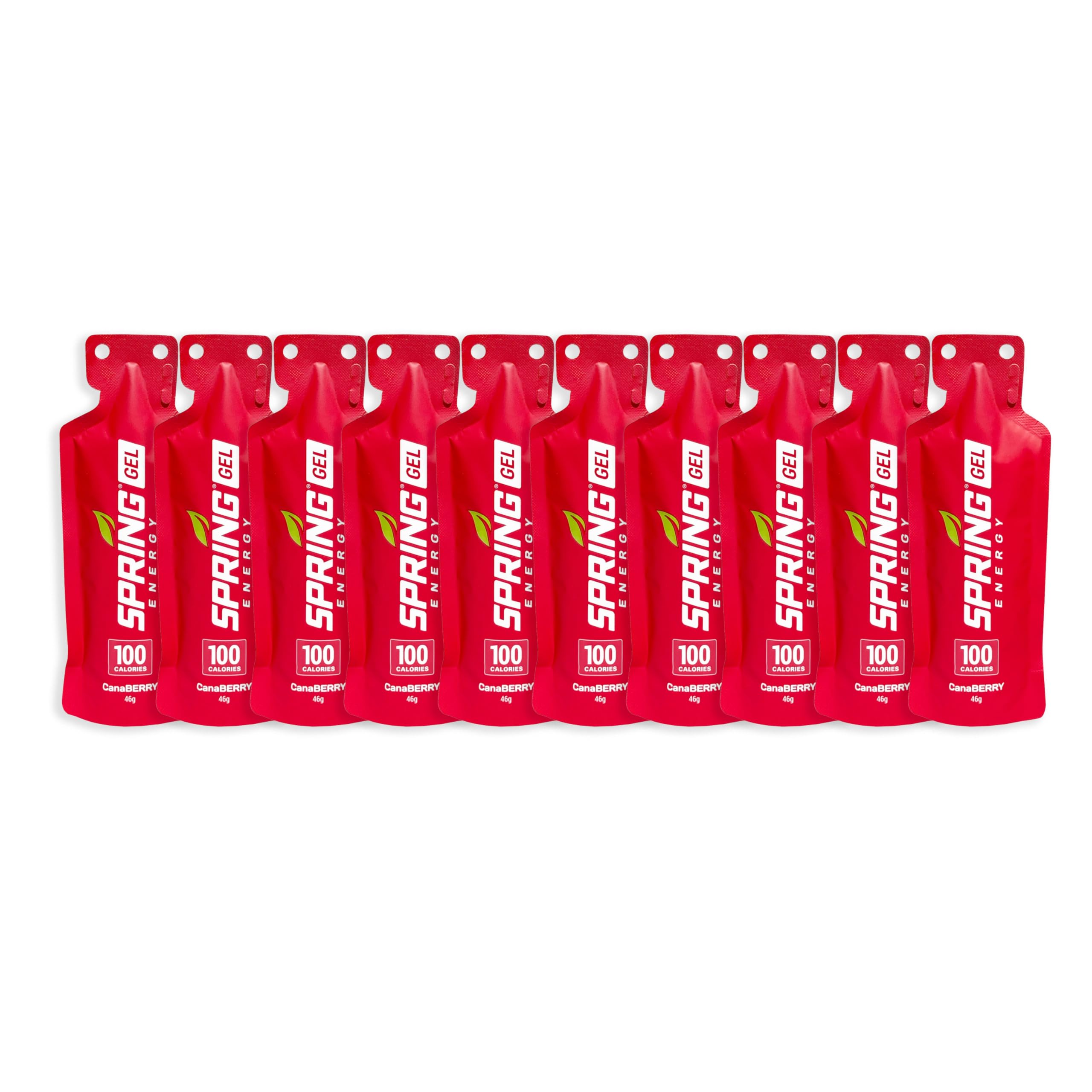 Spring Canaberry energy gel bottle with strawberry flavor for on the go fueling