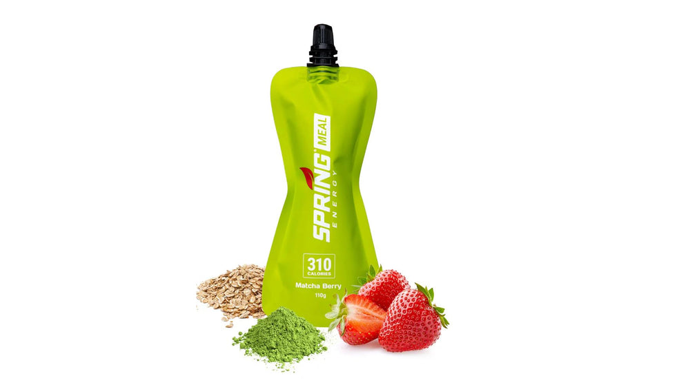 Spring Energy Matcha Berry Endurance Meal packshot for vegan energy on the go.