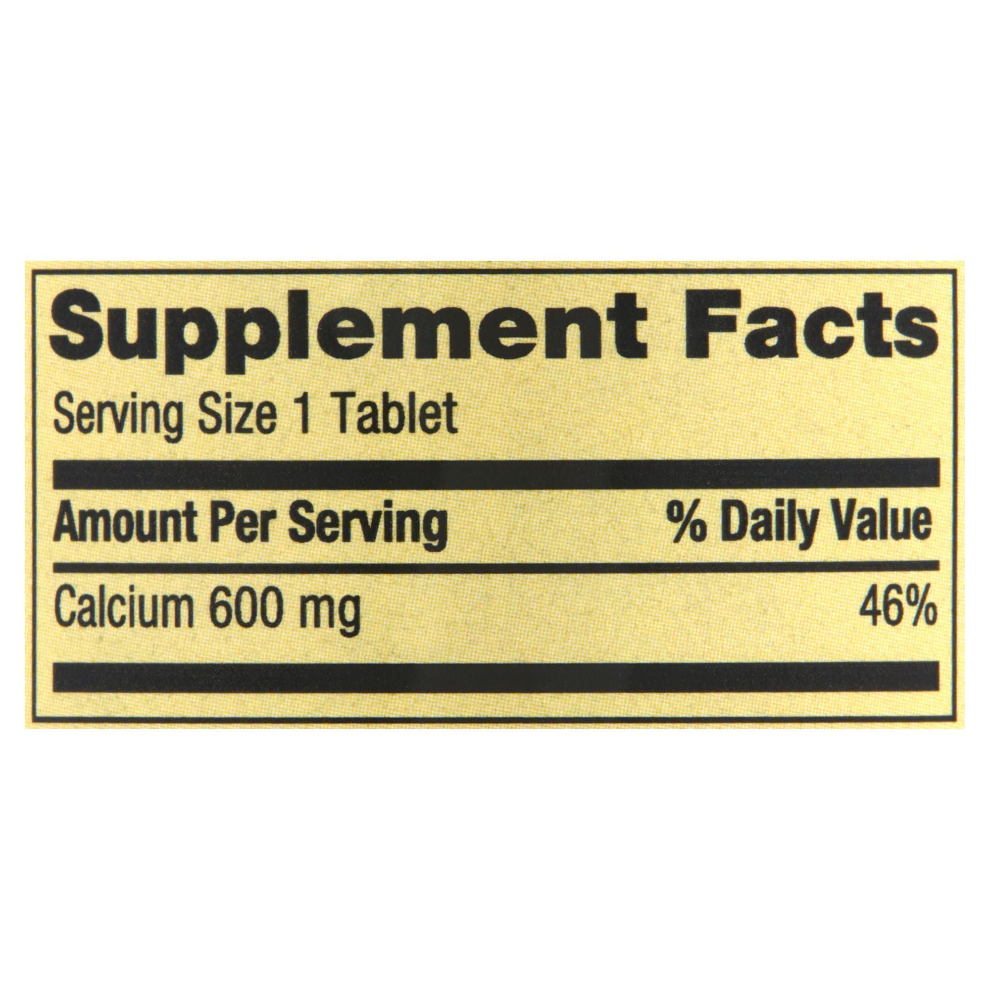 Spring Valley Calcium 600mg packaging set ready for stocking.