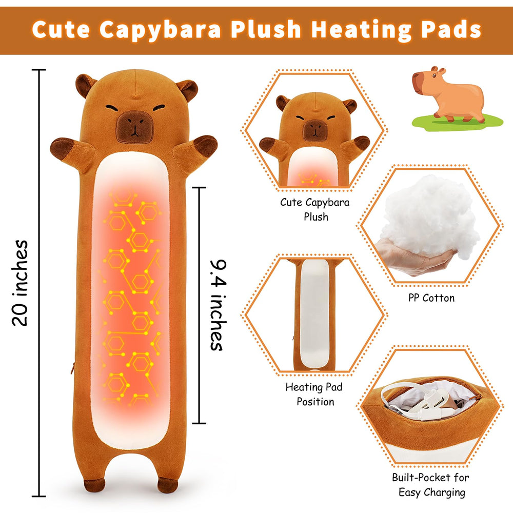 Sprinqdawin Capybara plush in soft fabric invites hugs and warmth.
