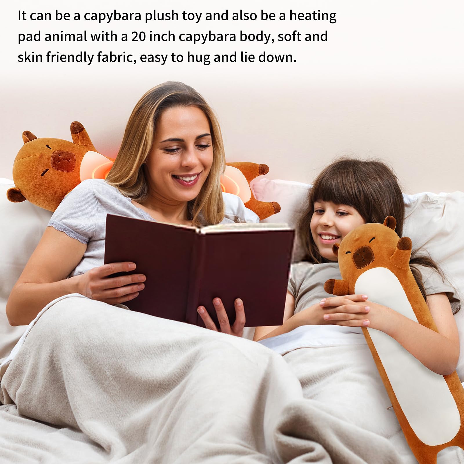 Portable Sprinqdawin Capybara heater plush for home or travel.
