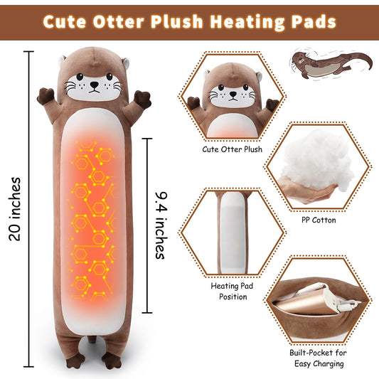 Sprinqdawin Otter heating pad USB cable setup for portable warmth