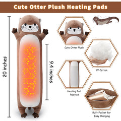 Sprinqdawin Otter heating pad USB cable setup for portable warmth