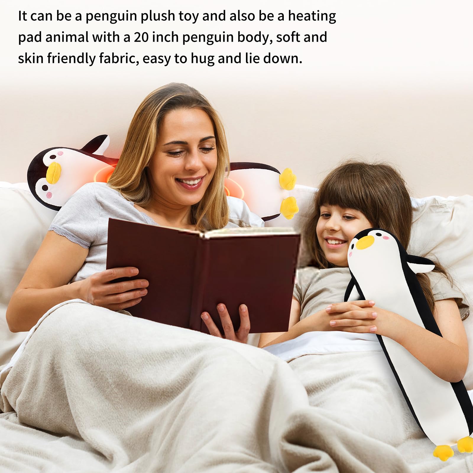Sprinqdawin Penguin Heating Pad gift-packaging, ideal for birthdays and holidays