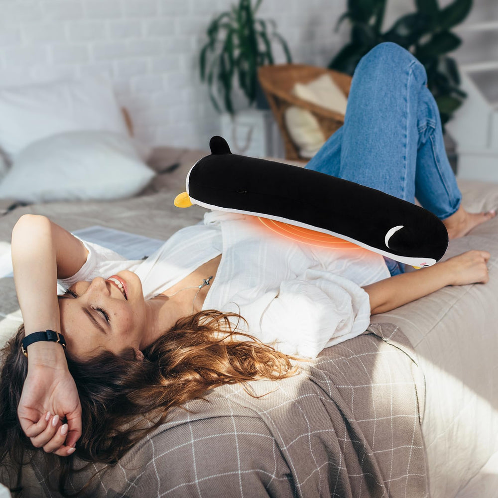 Sprinqdawin Penguin Heating Pad vacuum packing, recovers shape after unpacking