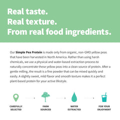 Sprout Living ingredient panel showing organic, non-GMO, gluten-free traits.