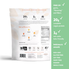 Sprout Living label closeup shows organic, non-GMO formulation.